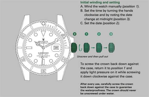 rolex setting time|how to adjust rolex time.